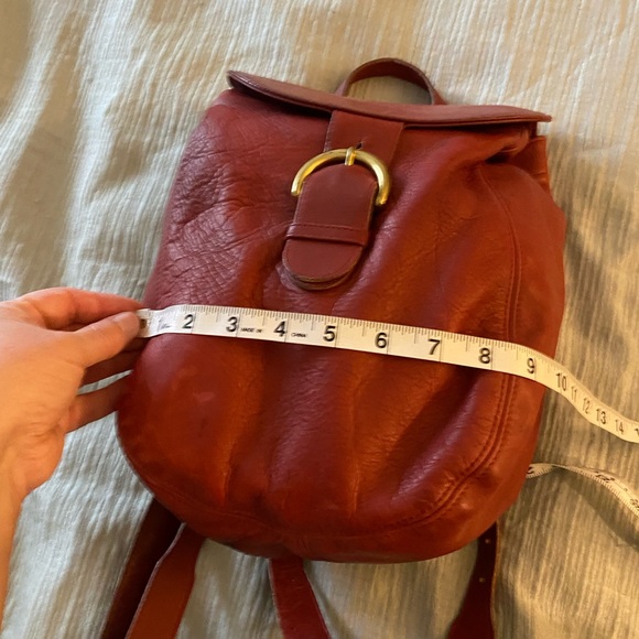 Vintage Coach Backpack Soho #4134 Red Leather - Picture 4 of 16